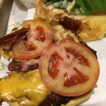 Shake Shack Coral Gables - Unripe, tiny tomato slices. Why would you serve this? If the tomato isn't ready to be eaten, don't serve it!! - Burgers Near Me - Coral Gables, Florida Shake Shack Coral Gables - Unripe, tiny tomato slices. Why would you serve this? If the tomato isn't ready to be eaten, don't serve it!! - Burgers Near Me - Coral Gables, Florida