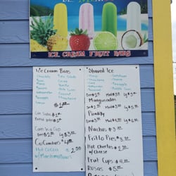 Shaved Ice Mangonadas - Menu