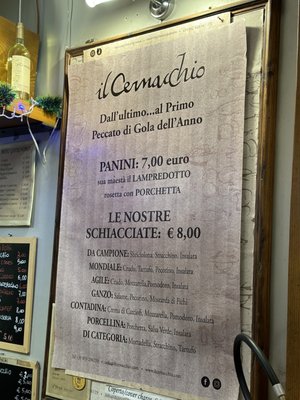 Menu photo 2 Il Cernacchino Florence, FI