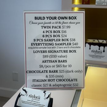 Rayluca Chocolate - Menu - Chocolatiers & Shops Near Me - San Diego, California Rayluca Chocolate - Menu - Chocolatiers & Shops Near Me - San Diego, California