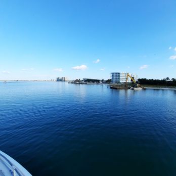 Southern Rose Dolphin Cruises - View from the boat upper deck - Boat Charters Near Me Southern Rose Dolphin Cruises - View from the boat upper deck - Boat Charters Near Me