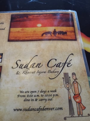 Menu photo 7 Sudan Cafe Denver, CO