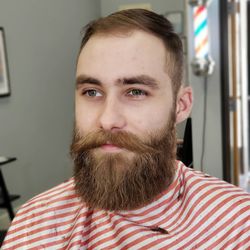 Gentleman's cut + beard trim.