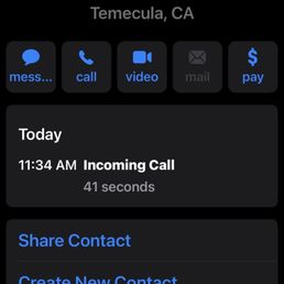 Texted and called from them