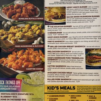 Montana Mike's Steakhouse - Menu - Steakhouses Near Me - Greenfield, Indiana
