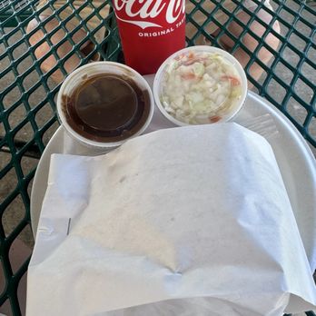 Muldoon's Pasties - Combo -- beef pastie, beef gravy, coleslaw, can of pop - Desserts Near Me - Munising, Michigan