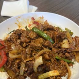 Spicy Pork Rice Bowl