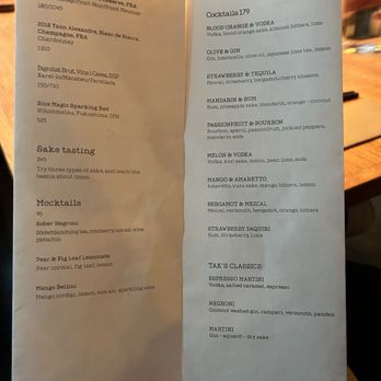 Tak - Menu - Japanese Near Me - Stockholm, Alberta