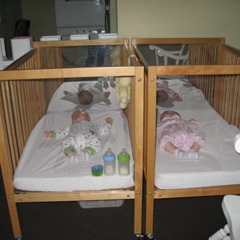 Bert & Ernie's Preschool & Infant Center - Nap time for infants. Cribs have easy view plexiglass on one end and a mirror on the other for entertainment. - Child Care & Day Care Near Me - Dixon, California Bert & Ernie's Preschool & Infant Center - Nap time for infants. Cribs have easy view plexiglass on one end and a mirror on the other for entertainment. - Child Care & Day Care Near Me - Dixon, California