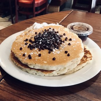 The Jagged Fork - Chocolate Chip Pancakes - Breakfast & Brunch Near Me - Grosse Pointe, Michigan The Jagged Fork - Chocolate Chip Pancakes - Breakfast & Brunch Near Me - Grosse Pointe, Michigan