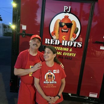 PJ Red Hots - They are such a cute couple together - Food Trucks Near Me