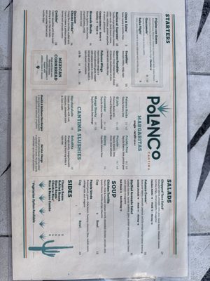 Menu photo 1 Polanco Cantina Sacramento, CA Menu photo 1 Polanco Cantina Sacramento, CA