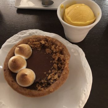 Vernick Fish - Peanut butter pudding pie and mango sorbet - Seafood Near Me - Philadelphia, Pennsylvania Vernick Fish - Peanut butter pudding pie and mango sorbet - Seafood Near Me - Philadelphia, Pennsylvania