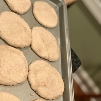Frosted Sunshine - a pan of cookies ready to be baked - Desserts Near Me Frosted Sunshine - a pan of cookies ready to be baked - Desserts Near Me