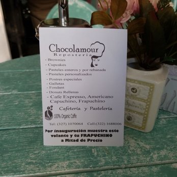 Chocolamour - Menu - Patisserie/Cake Shop Near Me - La Peñita de Jaltemba, NAY