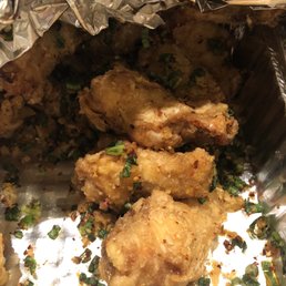 Salt and pepper chicken wings