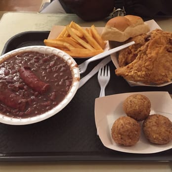 Boudin King Restaurant - Red beans and rice, fried chicken and boudin balls - Cajun/Creole Near Me - Jennings, Louisiana