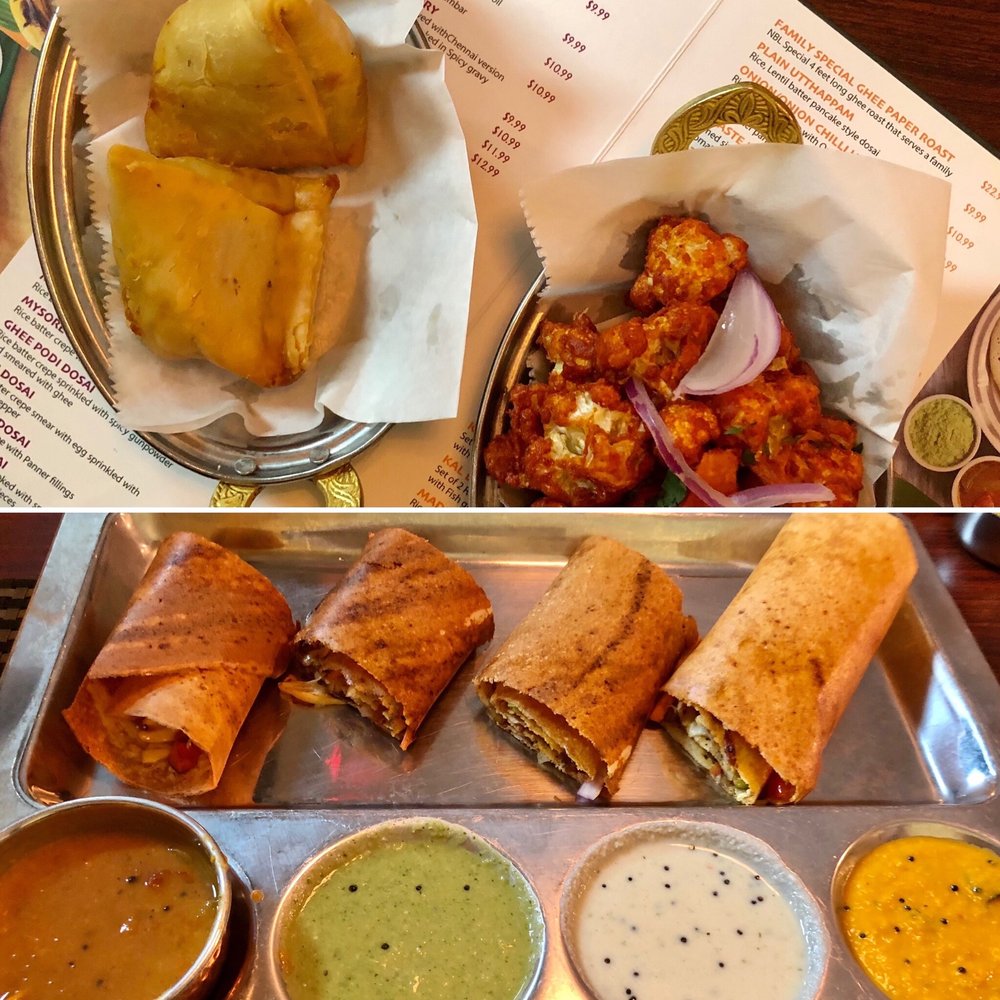 Nellai Banana Leaf - Spring Dosai and Samosa and Goba 65. - Indian Near Me - Williamsville, New York Nellai Banana Leaf - Spring Dosai and Samosa and Goba 65. - Indian Near Me - Williamsville, New York