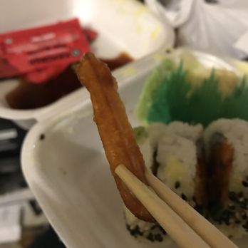 Hon Sushi - Yam fries instead of yam tempura used in yam roll - Korean Near Me - Burnaby, British Columbia