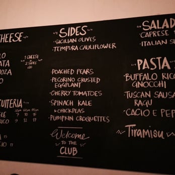 Buffalo Dining Club - The menu - Italian Near Me - Darlinghurst, NSW