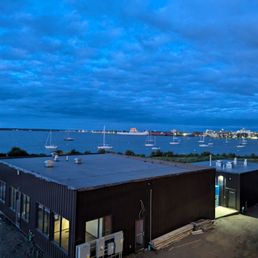 Looking out on Muskegon Lake. Looking out on Muskegon Lake.