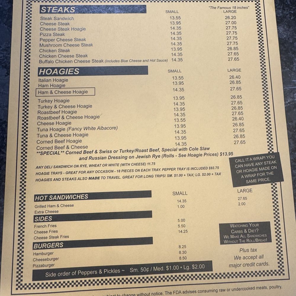 Menu Menu