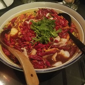 呇 - Braised Mandarin Fish Fillet in Chilli Oil Soup - Szechuan Near Me - Hong Kong, HK 呇 - Braised Mandarin Fish Fillet in Chilli Oil Soup - Szechuan Near Me - Hong Kong, HK