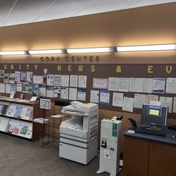 A community board & printing machine!