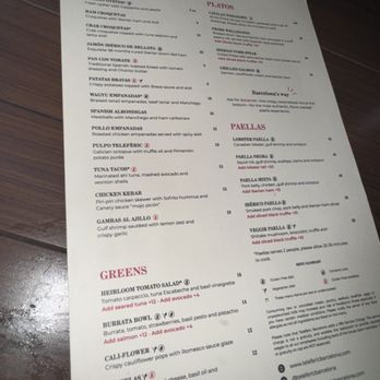 Teleferic Barcelona - Menu Oct 2025 - Cocktail Bars Near Me - Los Angeles, California