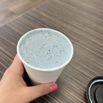Cafe Two Forty Five - Smurf latte - Cafes Near Me - Guelph, Ontario Cafe Two Forty Five - Smurf latte - Cafes Near Me - Guelph, Ontario
