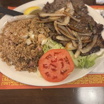 La Caridad 72 - Beefsteak with onions , 43. Special Fried Rice - Chinese Near Me - New York, New York