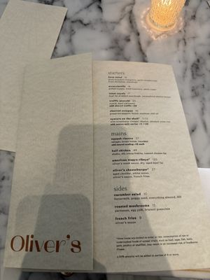 Menu photo 3 Oliver’s Chicago, IL Menu photo 3 Oliver’s Chicago, IL