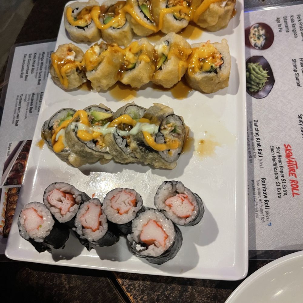 Ginza - Few sushi from All-You-Can-Eat menu - Sushi Bars Near Me - Sarasota, Florida Ginza - Few sushi from All-You-Can-Eat menu - Sushi Bars Near Me - Sarasota, Florida