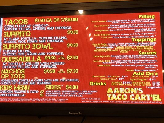 Aaron's Taco Cart'el by null