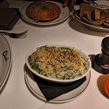 Clark’s Steakhouse - Creamy Spinach - Steakhouses Near Me - Atlanta, Georgia Clark’s Steakhouse - Creamy Spinach - Steakhouses Near Me - Atlanta, Georgia