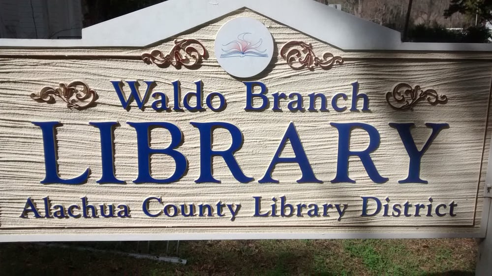 WALDO BRANCH ALACHUA COUNTY LIBRARY DISTRICT 15150 NE US Hwy 301