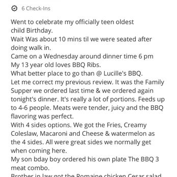 Lucille's Smokehouse Bar-B-Que - My previous review 4 years ago 4.28.26 - Barbeque Near Me - Brea, California