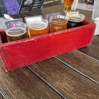 Copper Brothel Brewery - Beer flight - Breweries Near Me - Sonoita, Arizona Copper Brothel Brewery - Beer flight - Breweries Near Me - Sonoita, Arizona