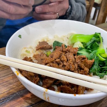 QQ Noodle - House Special Hot and Sour Pork with Noodles - Chinese Near Me - Cupertino, California