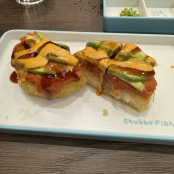 Chubby Fish Sushi - Crispy Rice with Spicy Tuna - Sushi Bars Near Me - Denver, Colorado