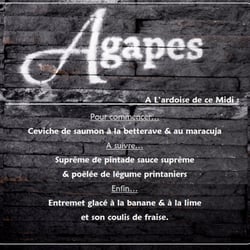 Les Agapes - Légende