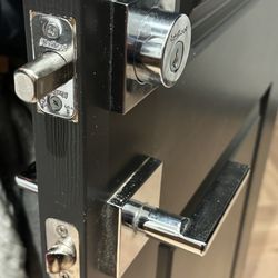 Deans Lock & Key - Door after deadbolt installation.