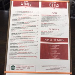 Las Colinas Bar - Wine & Bites menu