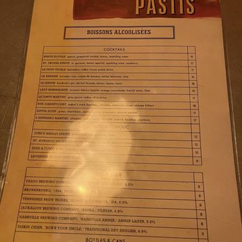 Pastis - French Near Me - Nashville, Tennessee Pastis - French Near Me - Nashville, Tennessee