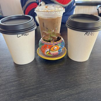 Tacitas Coffee - Casa Dulce, Iced latte and Azteca. - Coffee & Tea Near Me - Diamond Bar, California