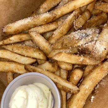 Crust  & Crumble - Garlic Parmesan Fries - Pizza Near Me - Asbury Park, New Jersey