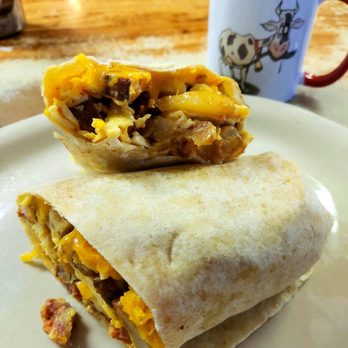 Farmers Den - BREAKFAST BURRITO w/ Linguica Excellent! - American Near Me - Crows Landing, California Farmers Den - BREAKFAST BURRITO w/ Linguica Excellent! - American Near Me - Crows Landing, California