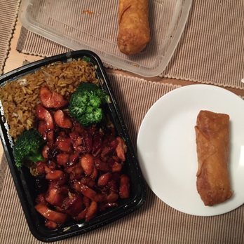 China Wok - Bourbon Chicken Combo - Cantonese Near Me - Baltimore, Maryland