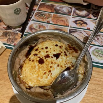 Tim Ho Wan - Hell's Kitchen - Steamed Rice with Minced Beef and Pan Fried Egg ($5.95) - Dim Sum Near Me - New York, New York Tim Ho Wan - Hell's Kitchen - Steamed Rice with Minced Beef and Pan Fried Egg ($5.95) - Dim Sum Near Me - New York, New York