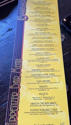 Menu photo 8 Barbacoa Grill Boise, ID